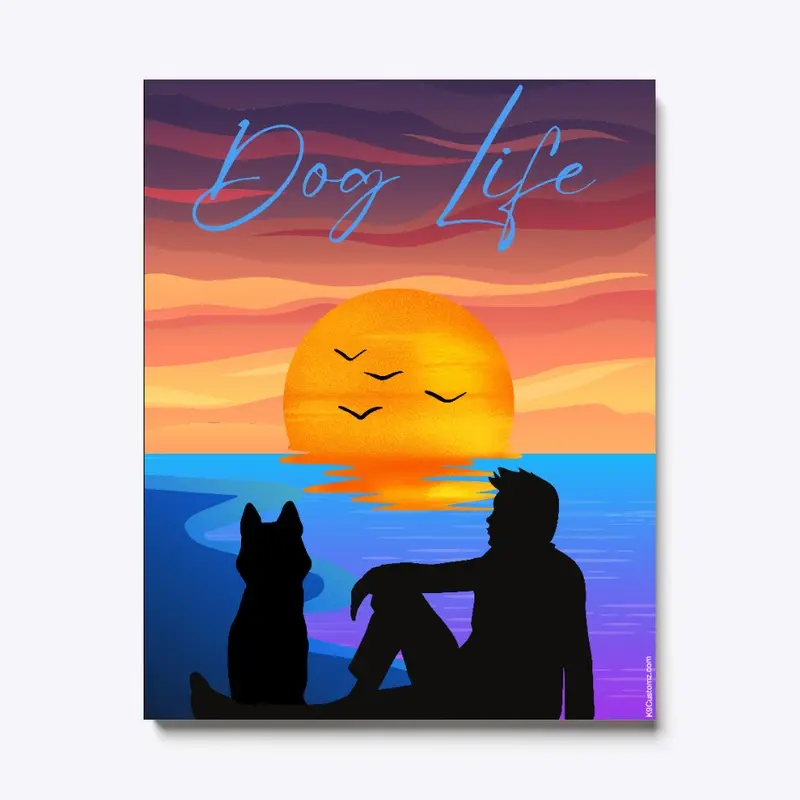 Dog Life Sunset